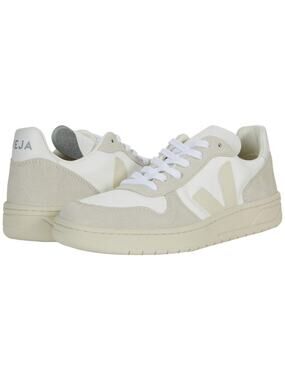 VEJA MEN'S V-10 SNEAKER, B-MESH WHITE/NATURAL/PIERRE, 13